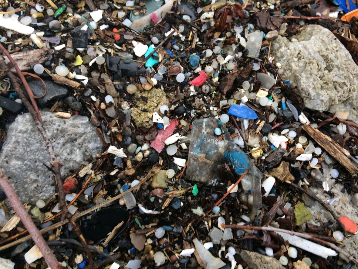 Plastic debris